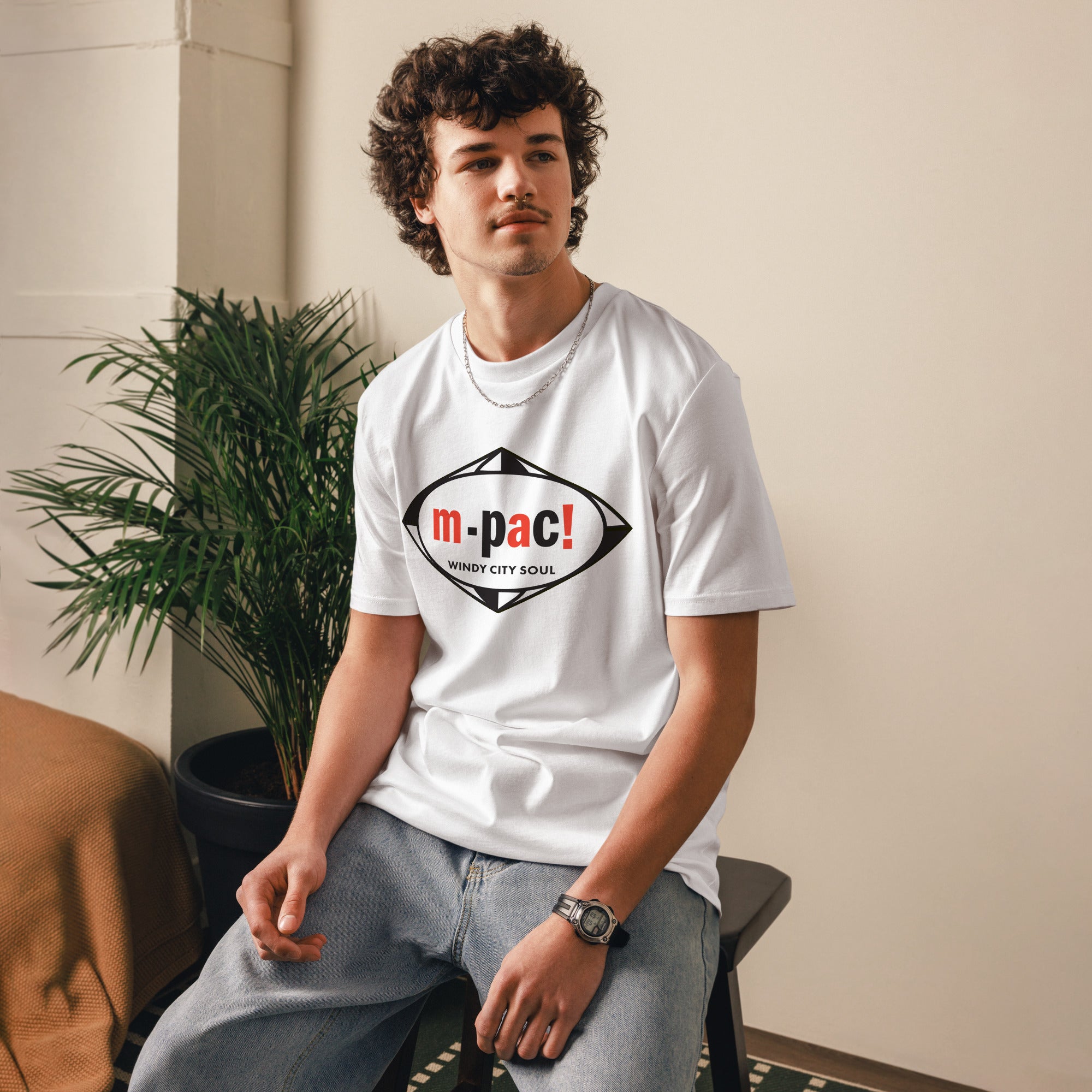 charly-records-m-pac-t-shirt-gris-chin-coton-bio image 4