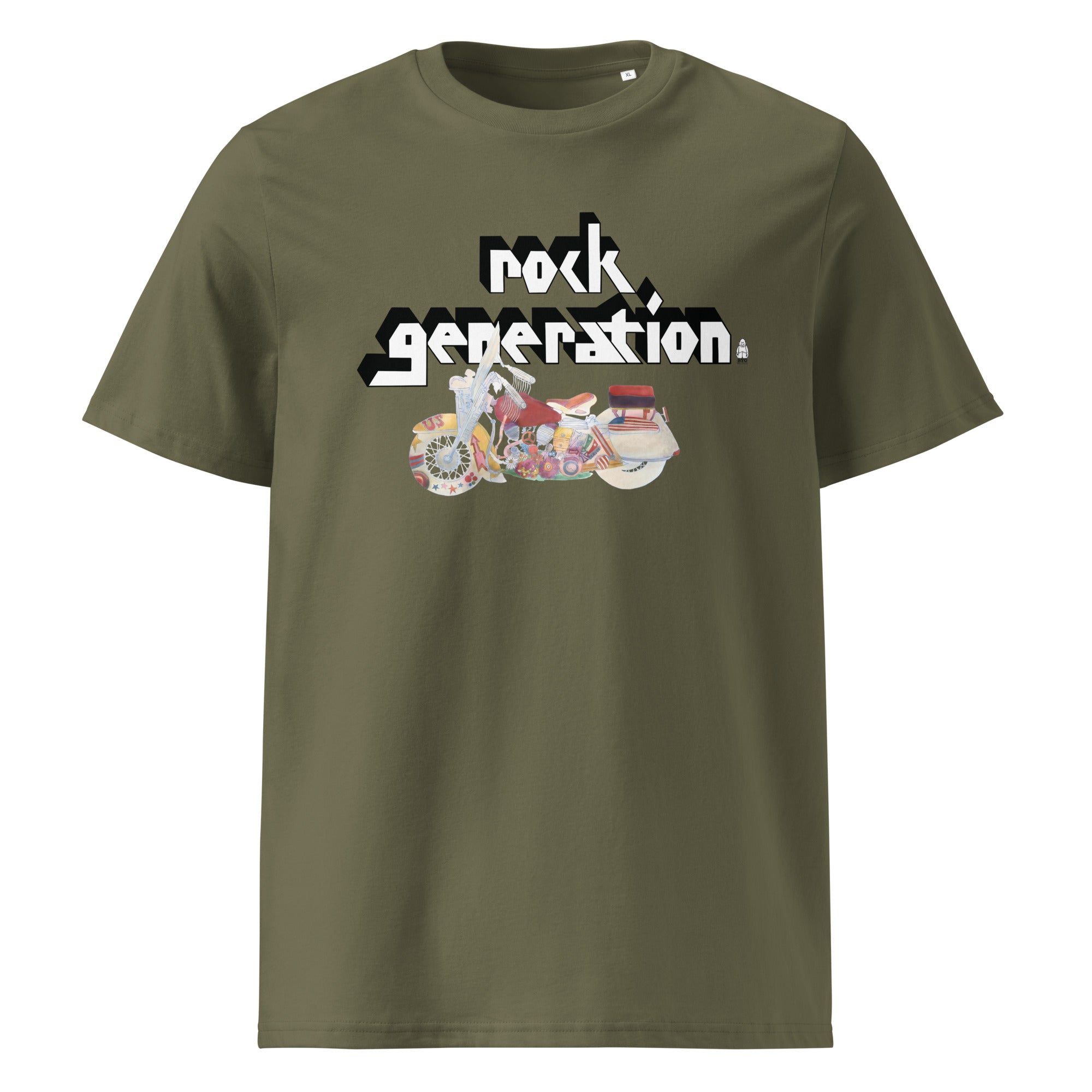 rock-generation-ii-t-shirt-unisexe-coton-bio-blanc image 8
