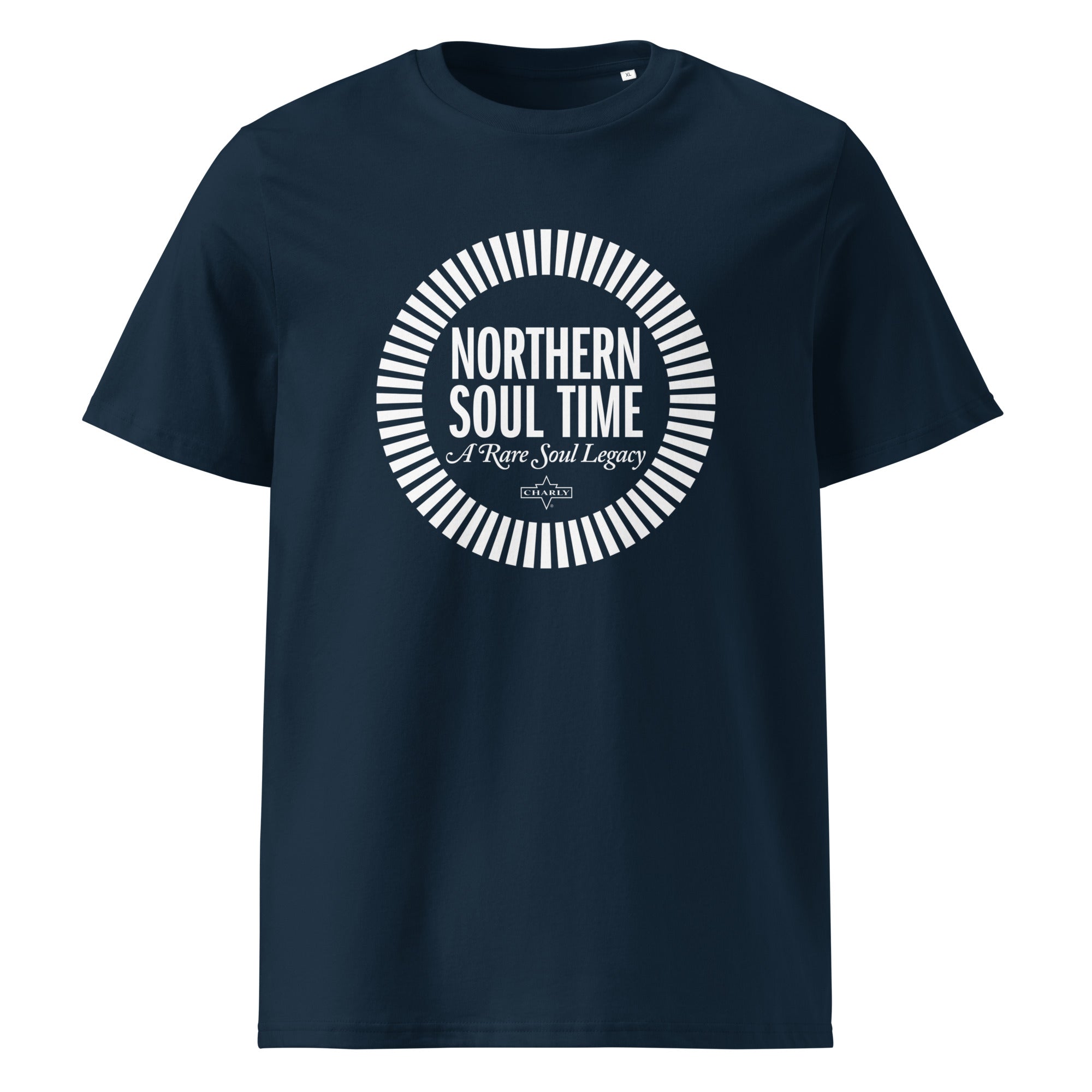 charly-northern-soul-time-t-shirt-unisexe-noir-coton-bio image 1