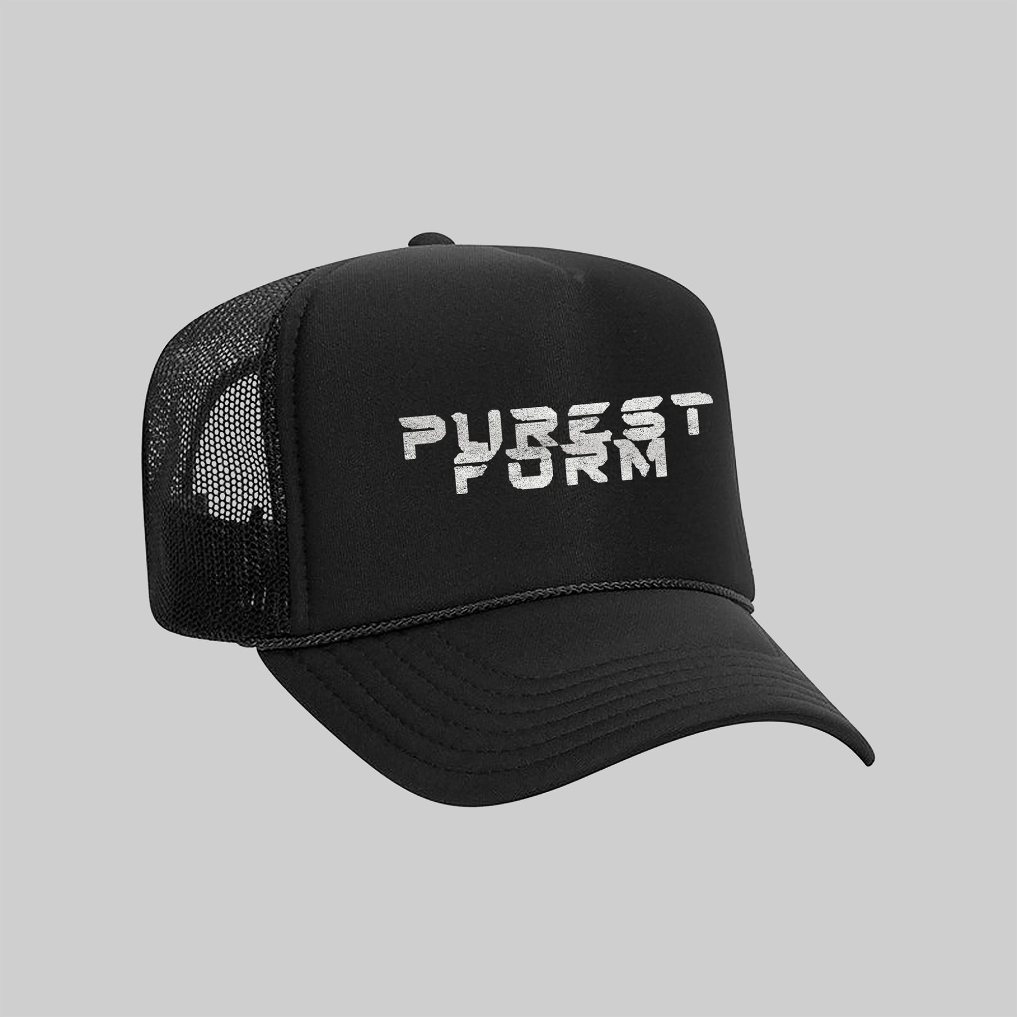 purest-form-resistance-casquette-trucker-noire-taille-unique image 1
