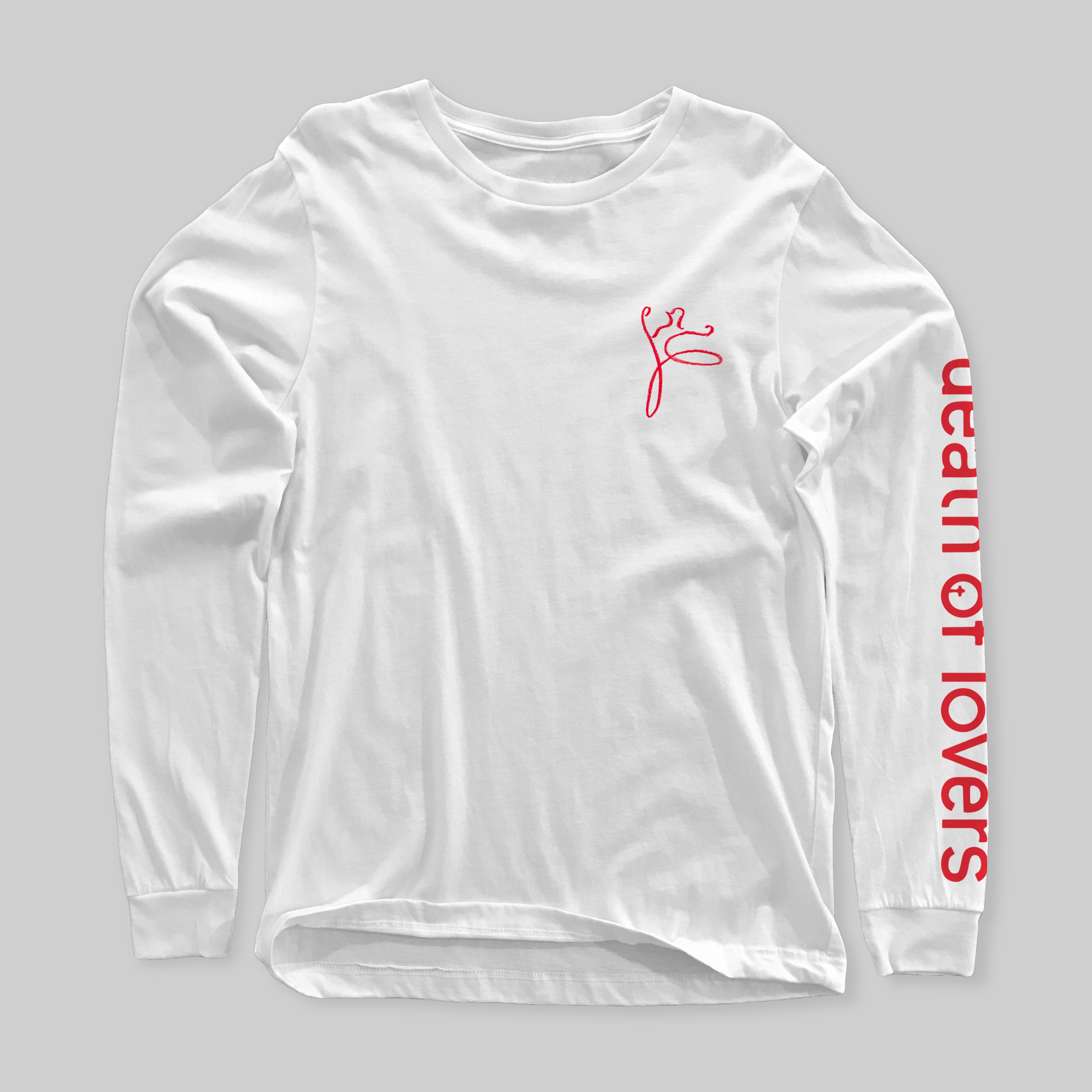 dais-records-death-of-lovers-the-acrobat-t-shirt-manches-longues-blanc image 3