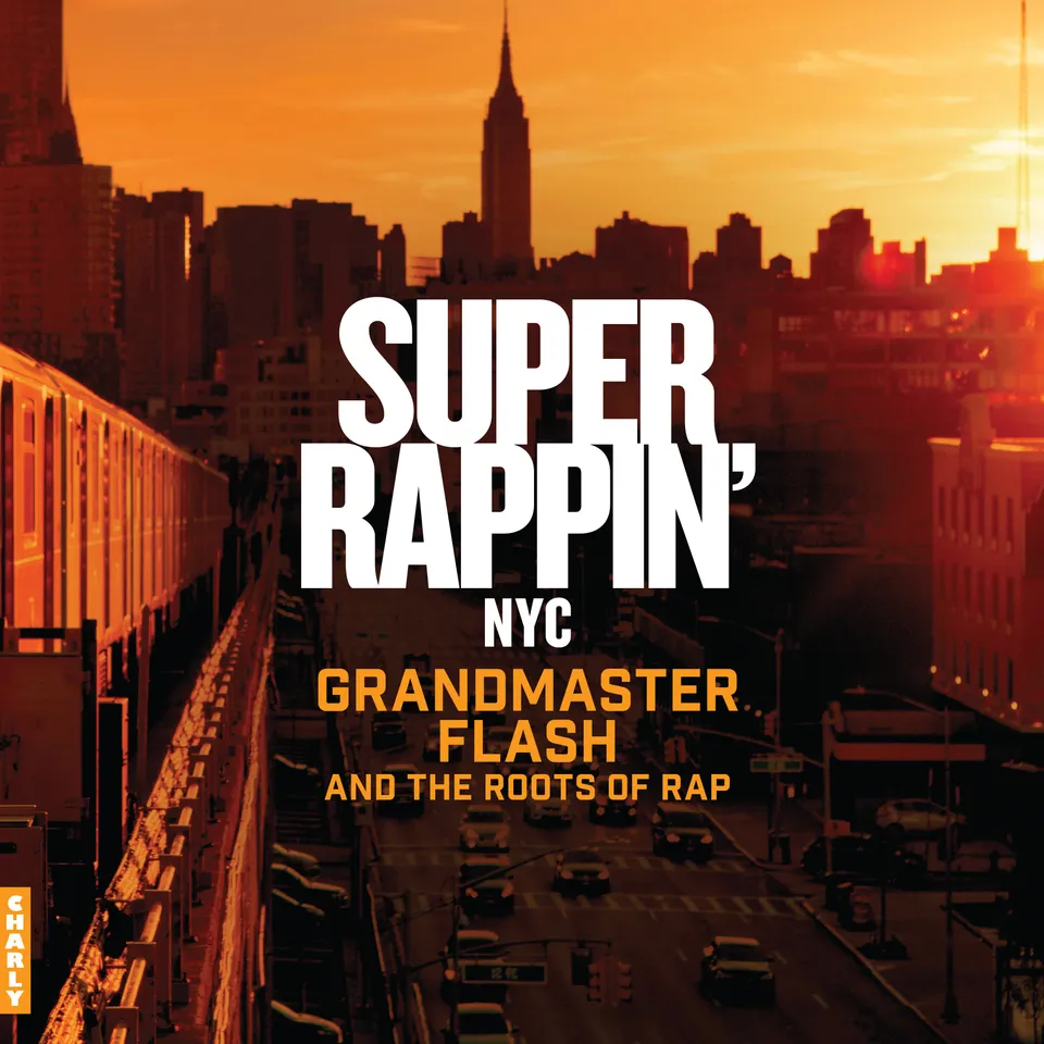 charly-records-super-rappin-vinyle-lp-noir-grandmaster-flash image 1