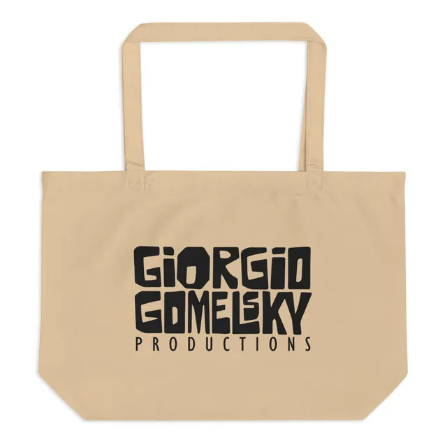 charly-giorgio-gomelsky-tote-bag-coton-bio-disques-vinyles image 1