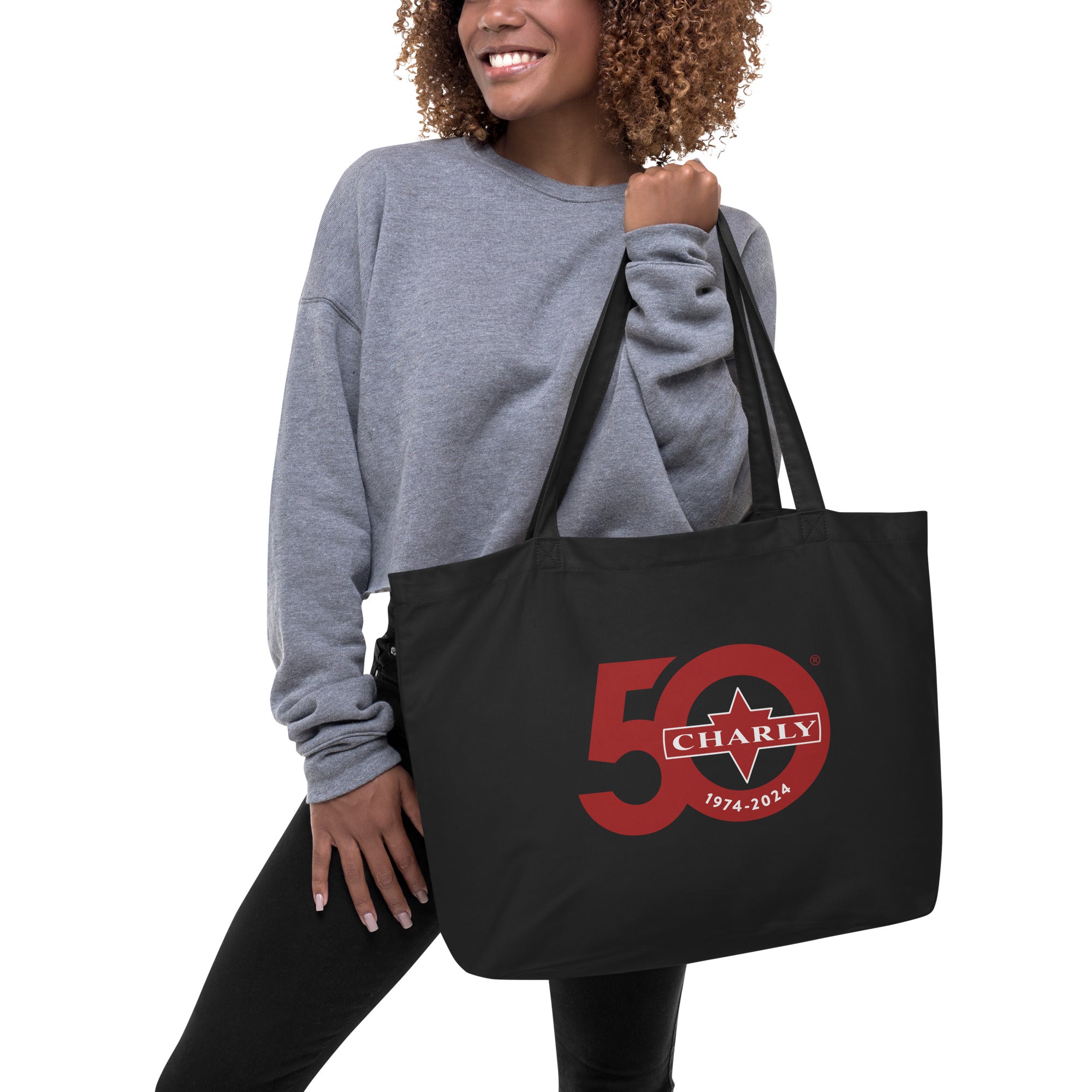 charly-records-50th-tote-bag-coton-bio-vinyles image 2