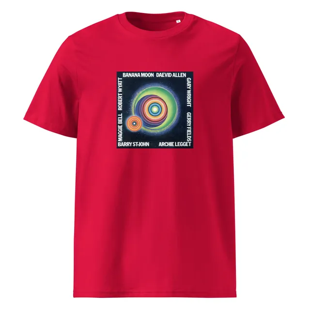 banana-moon-t-shirt-coton-bio-rouge-taille-m-unisexe image 1