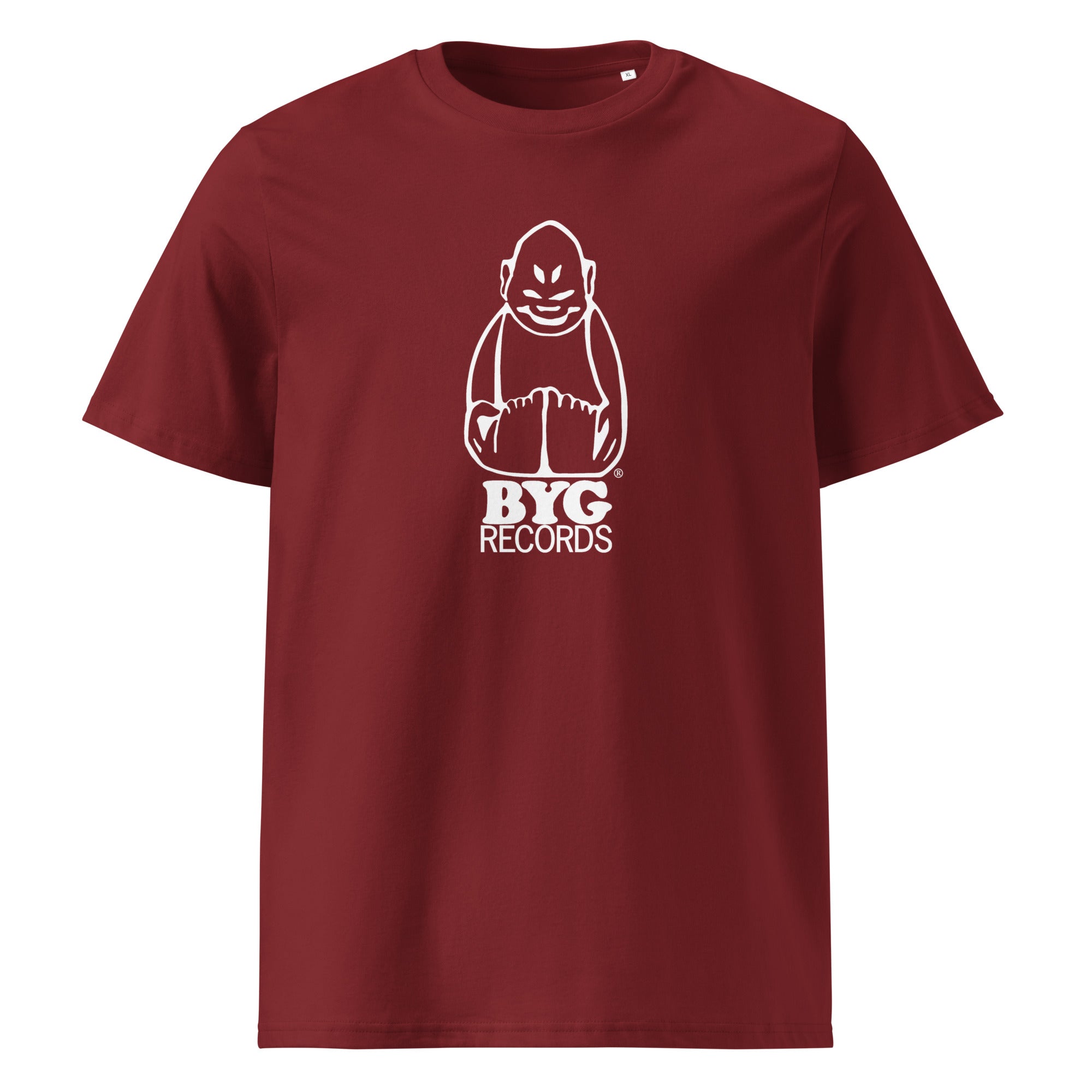 charly-byg-records-large-white-logo-t-shirt-coton-bio-noir image 6