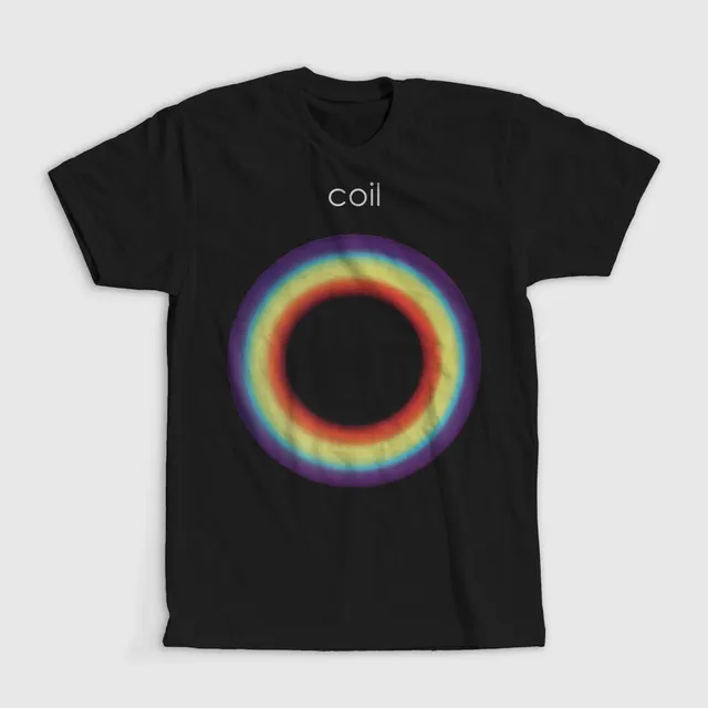dais-records-coil-rainbow-halo-t-shirt-noir image 1