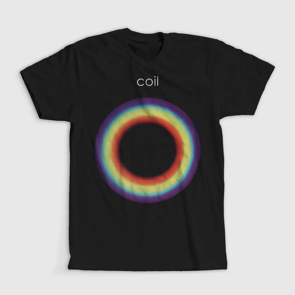 dais-records-coil-rainbow-halo-t-shirt-noir image 1