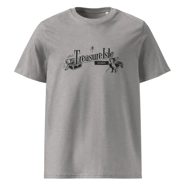 charly-treasure-isle-t-shirt-coton-bio-gris-chin image 1