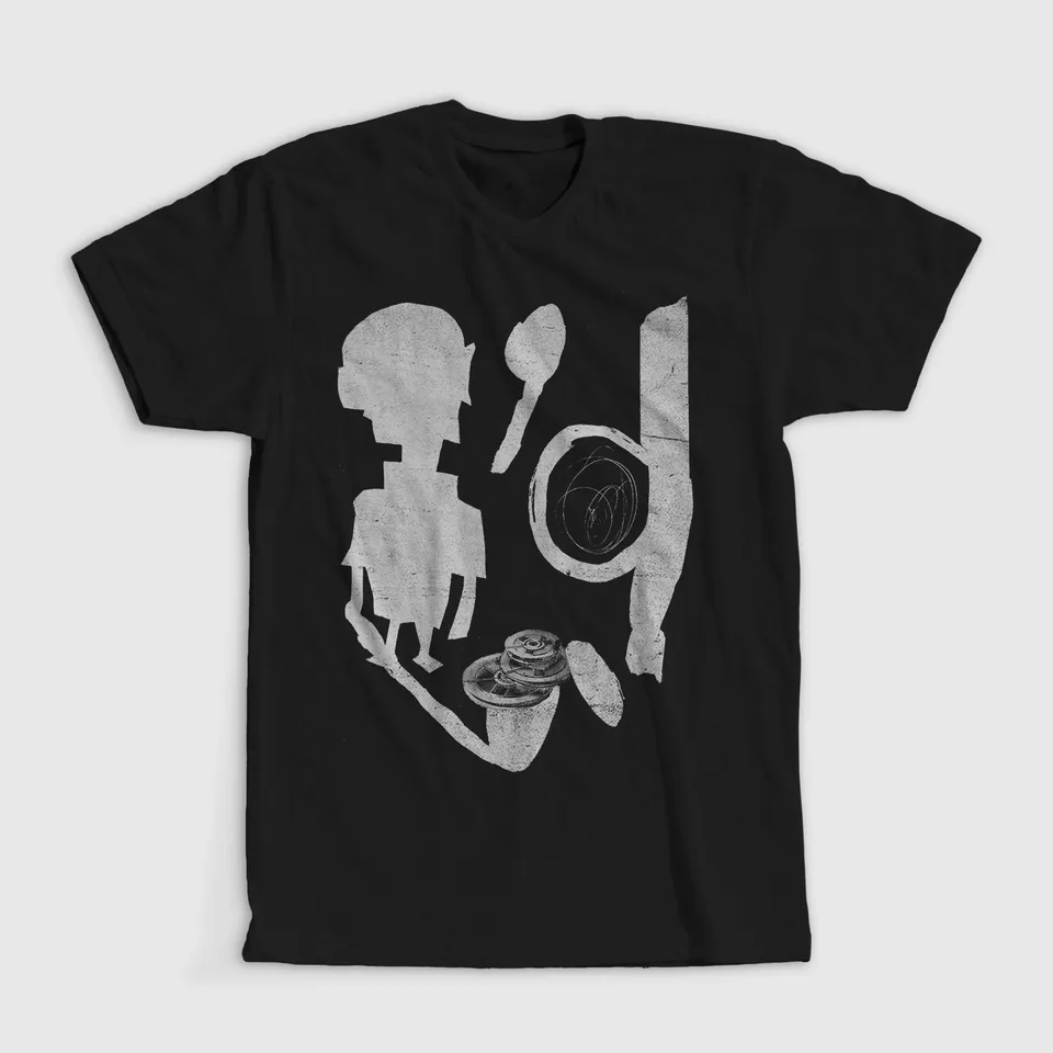 dais-records-um-dada-t-shirt-noir-coton-mallinder-taille-l image 1