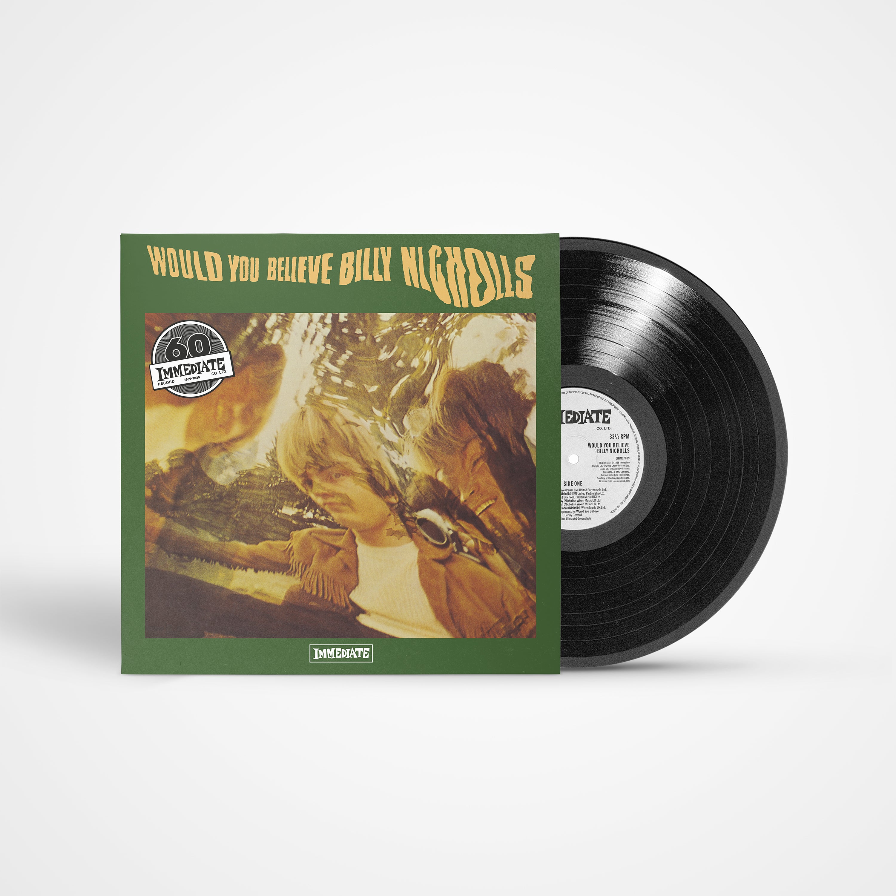billy-nicholls-would-you-believe-vinyle-lp-noir-immediate image 2