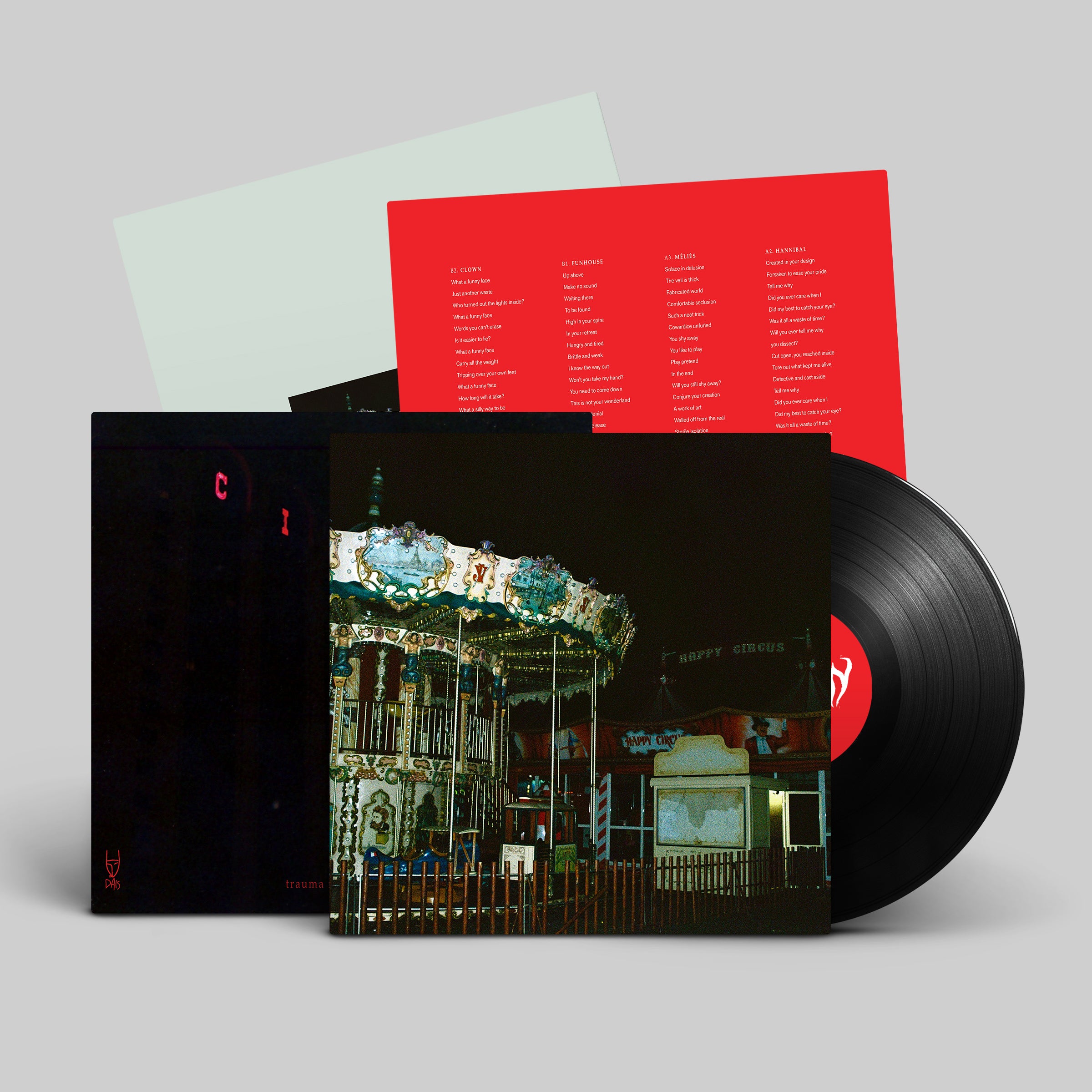 dais-records-trauma-ray-carnival-ep-vinyle-noir-shoegaze image 2