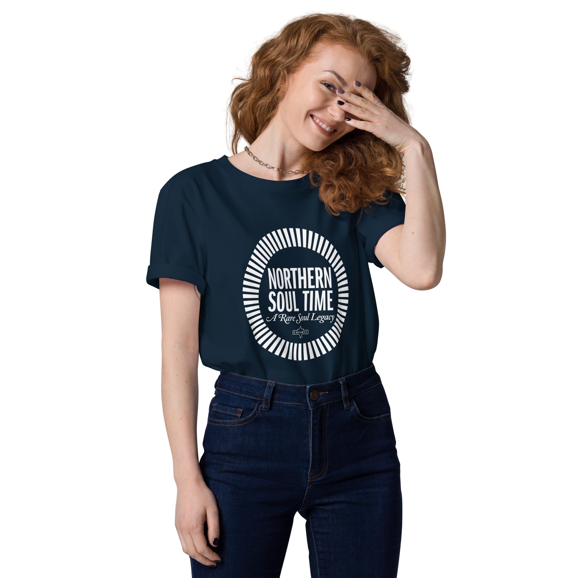 charly-northern-soul-time-t-shirt-unisexe-noir-coton-bio image 3