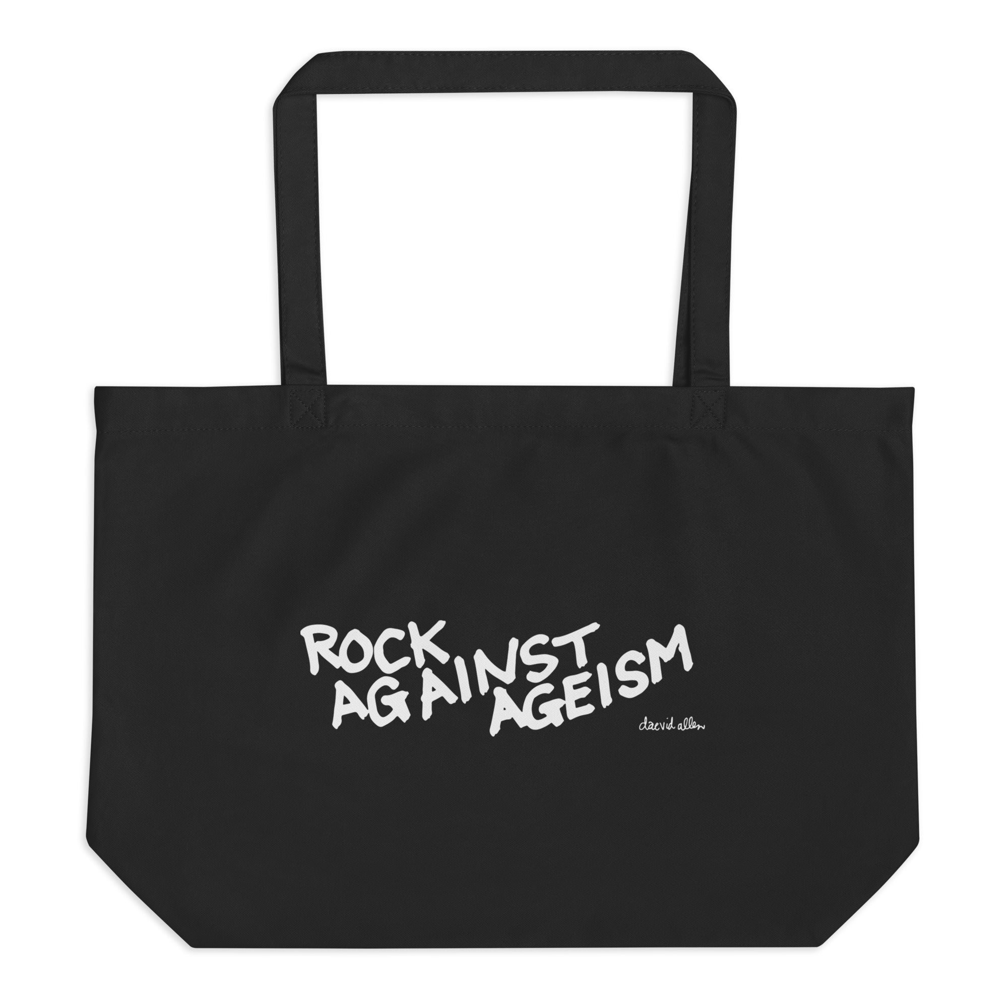rock-against-ageism-tote-bag-sac-coton-bio image 1