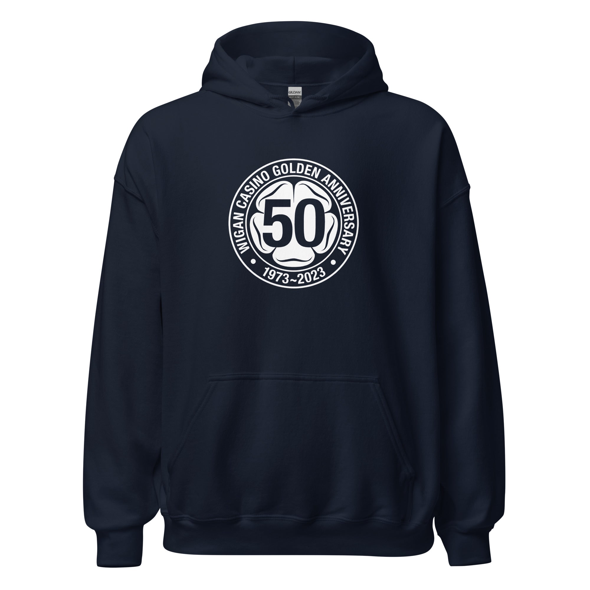 charly-wigan-casino-golden-anniversary-hoodie-coton-noir image 5