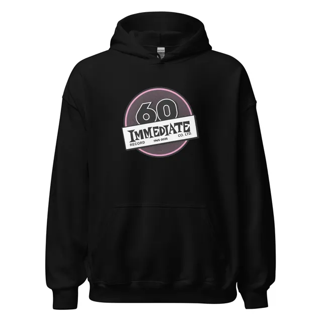 immediate-records-60th-anniversary-hoodie-sweat-noir image 1