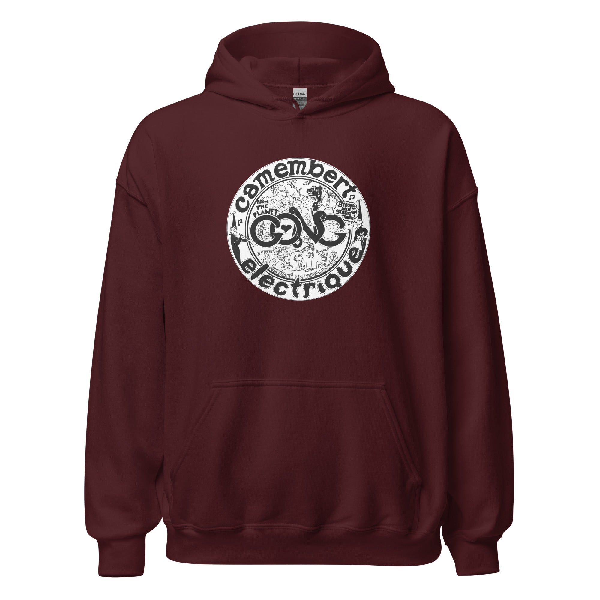 charly-camembert-electrique-hoodie-coton-capuche-noir image 5