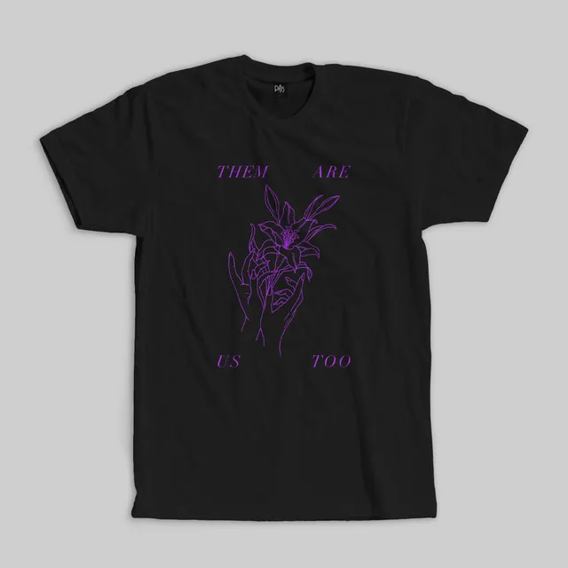 dais-records-them-are-us-too-amends-t-shirt-noir-violet image 1