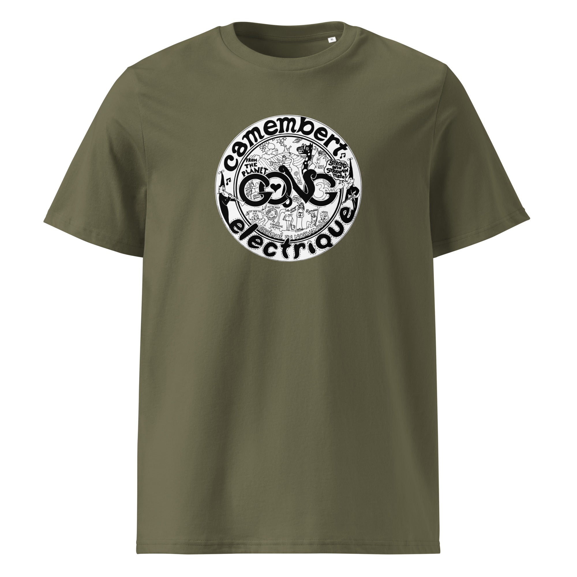 charly-camembert-electrique-t-shirt-coton-bio-noir-unisexe image 8