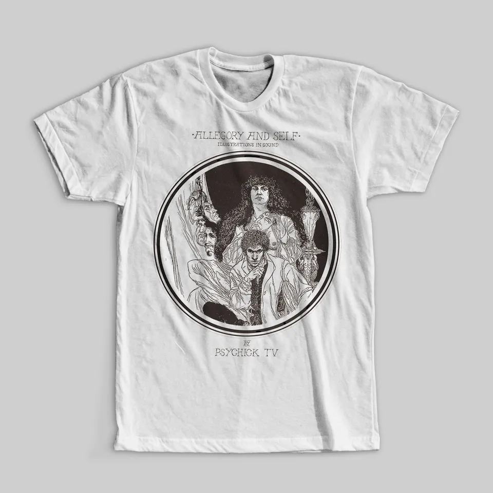 dais-t-shirts-psychic-tv-allegory-self-tee-shirt-blanc image 1