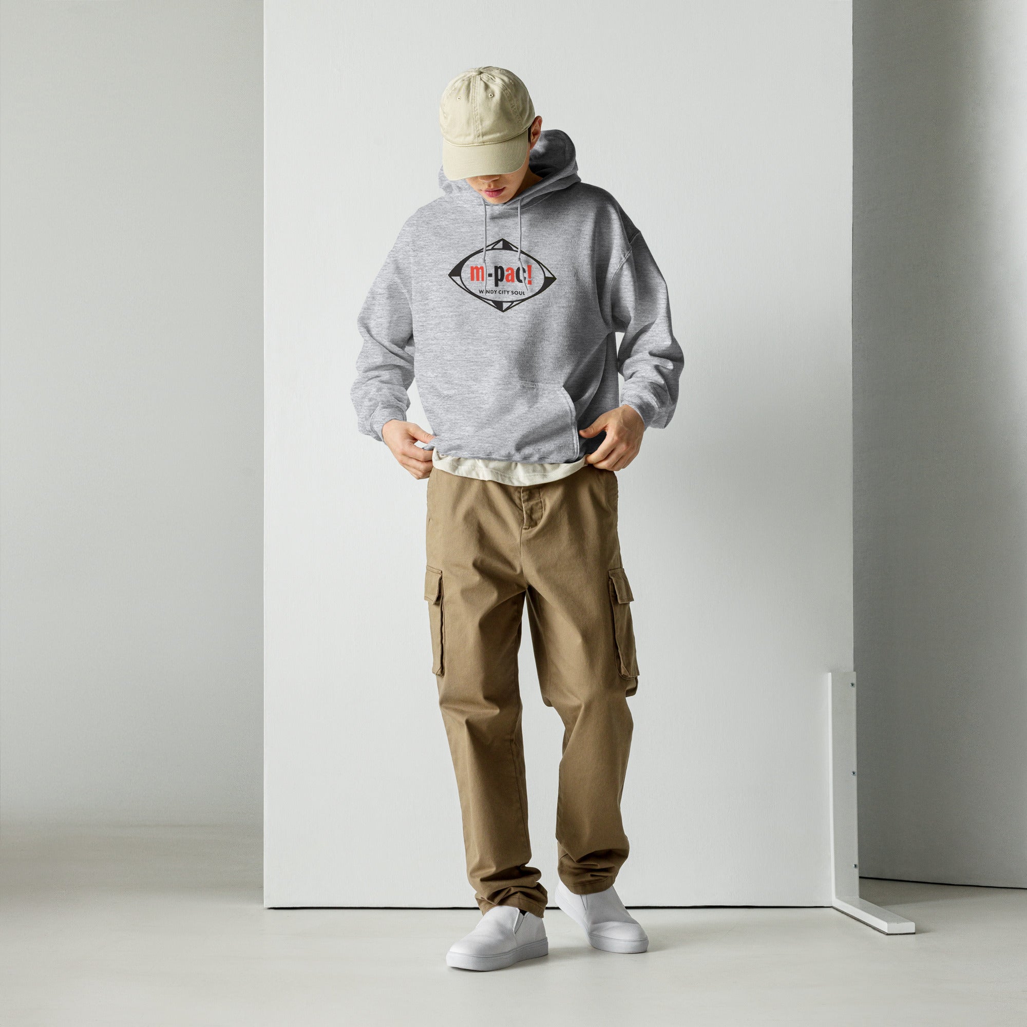 charly-m-pac-sweat-capuche-unisexe-coton-poche-avant image 2