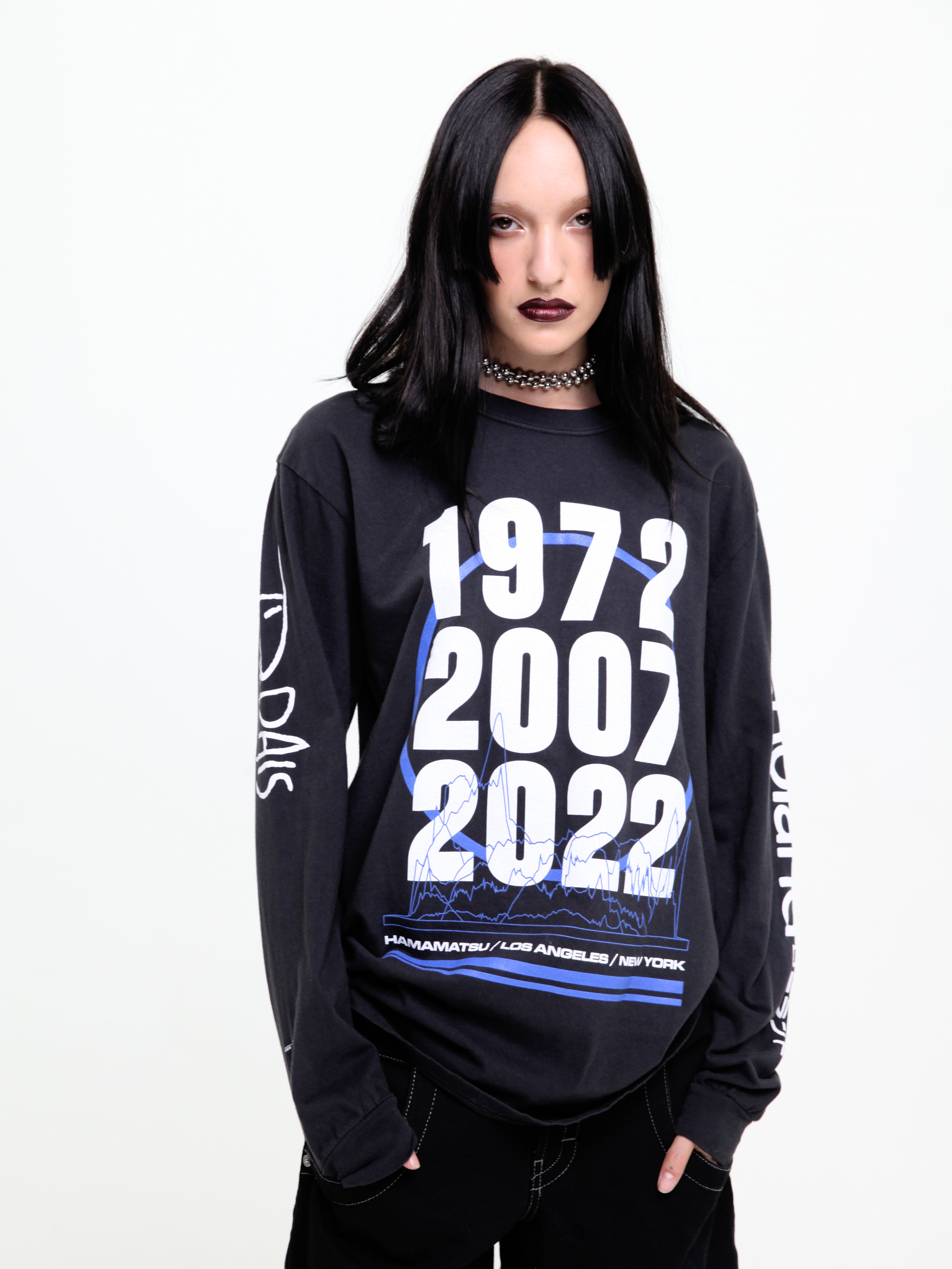 dais-records-founded-t-shirt-manche-longue-noir-xl-coton-lourd image 2