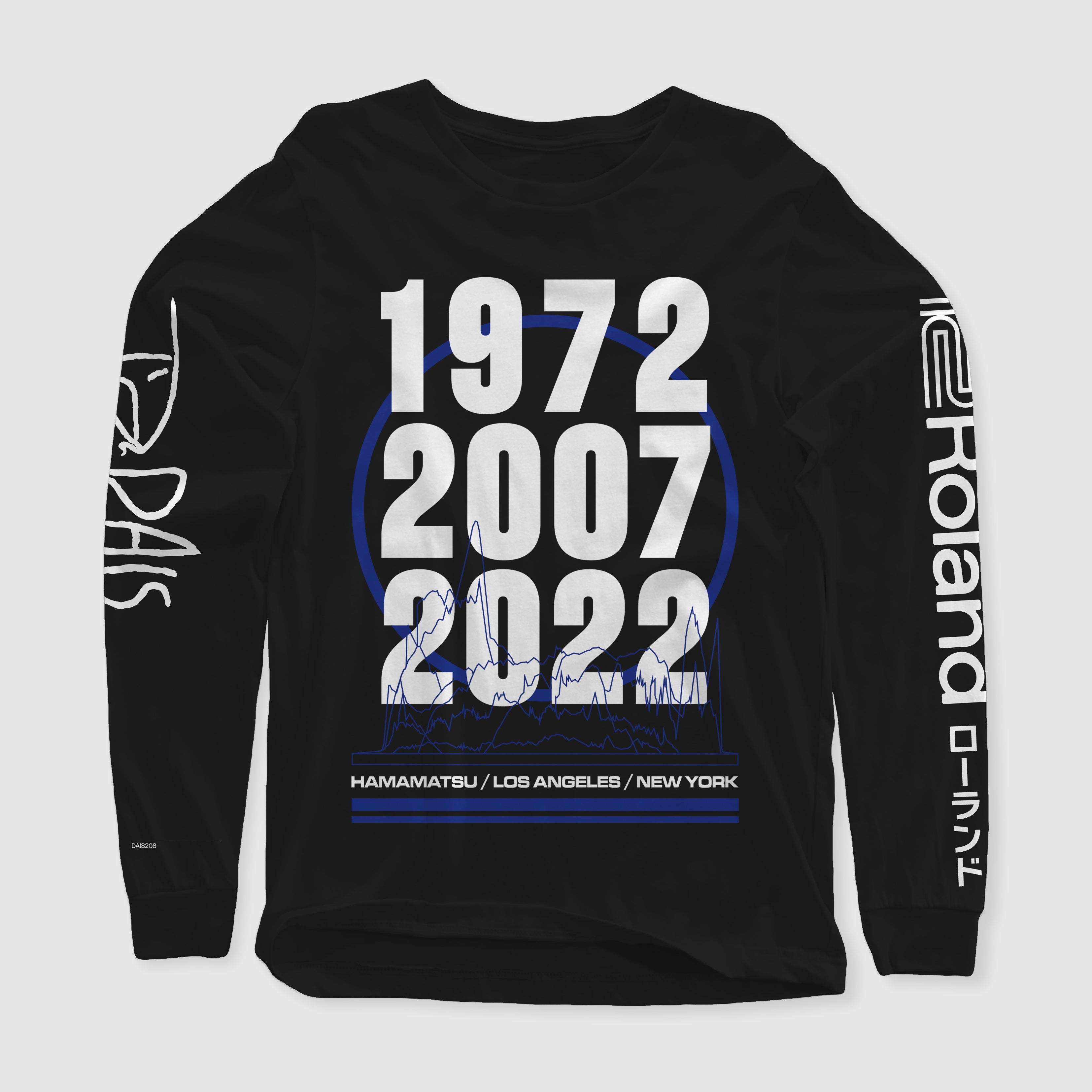 dais-records-founded-t-shirt-manche-longue-noir-xl-coton-lourd image 6