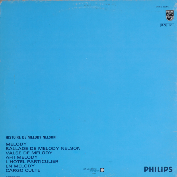 serge-gainsbourg-histoire-de-melody-nelson-vinyle-lp-r-dition-1978 image 2