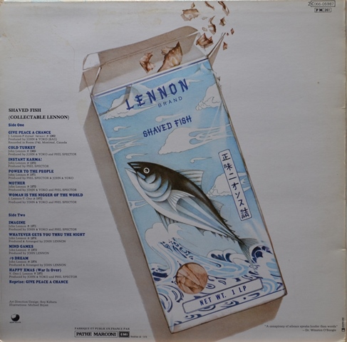 john-lennon-shaved-fish-vinyle-lp-compilation-france-1978 image 2