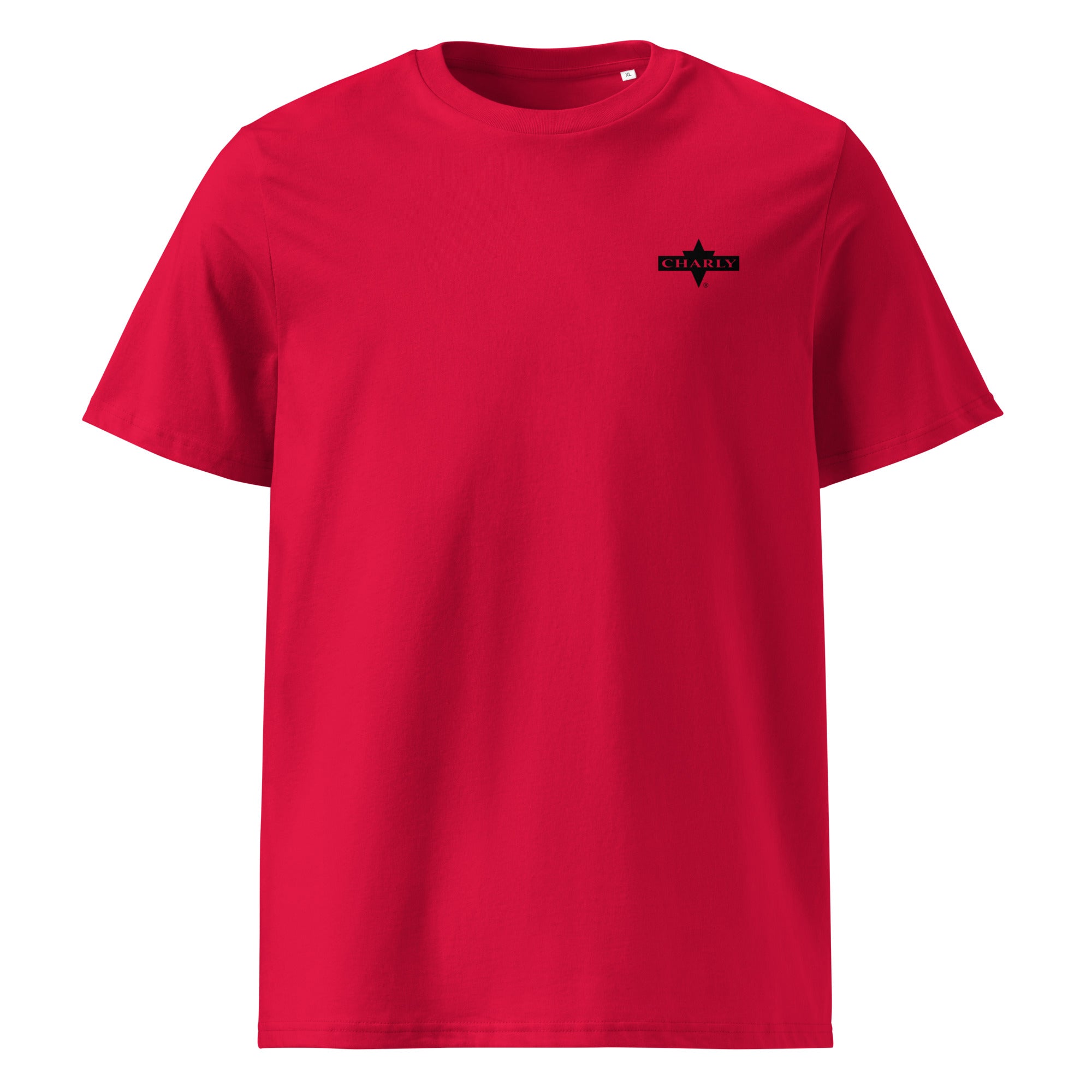 charly-records-t-shirts-black-logo-t-shirt-blanc-coton-bio image 5