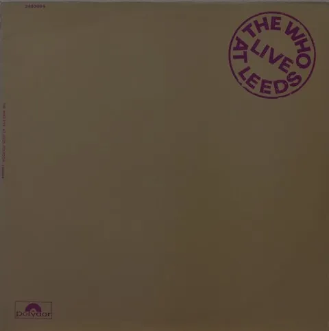 the-who-live-at-leeds-vinyle-lp-france-polydor image 1