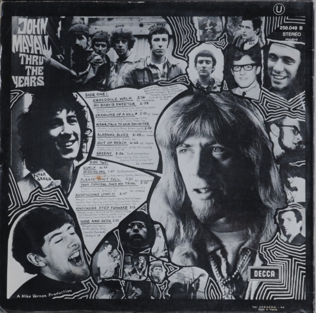 john-mayall-thru-the-years-lp-33-tours-france-1971 image 2