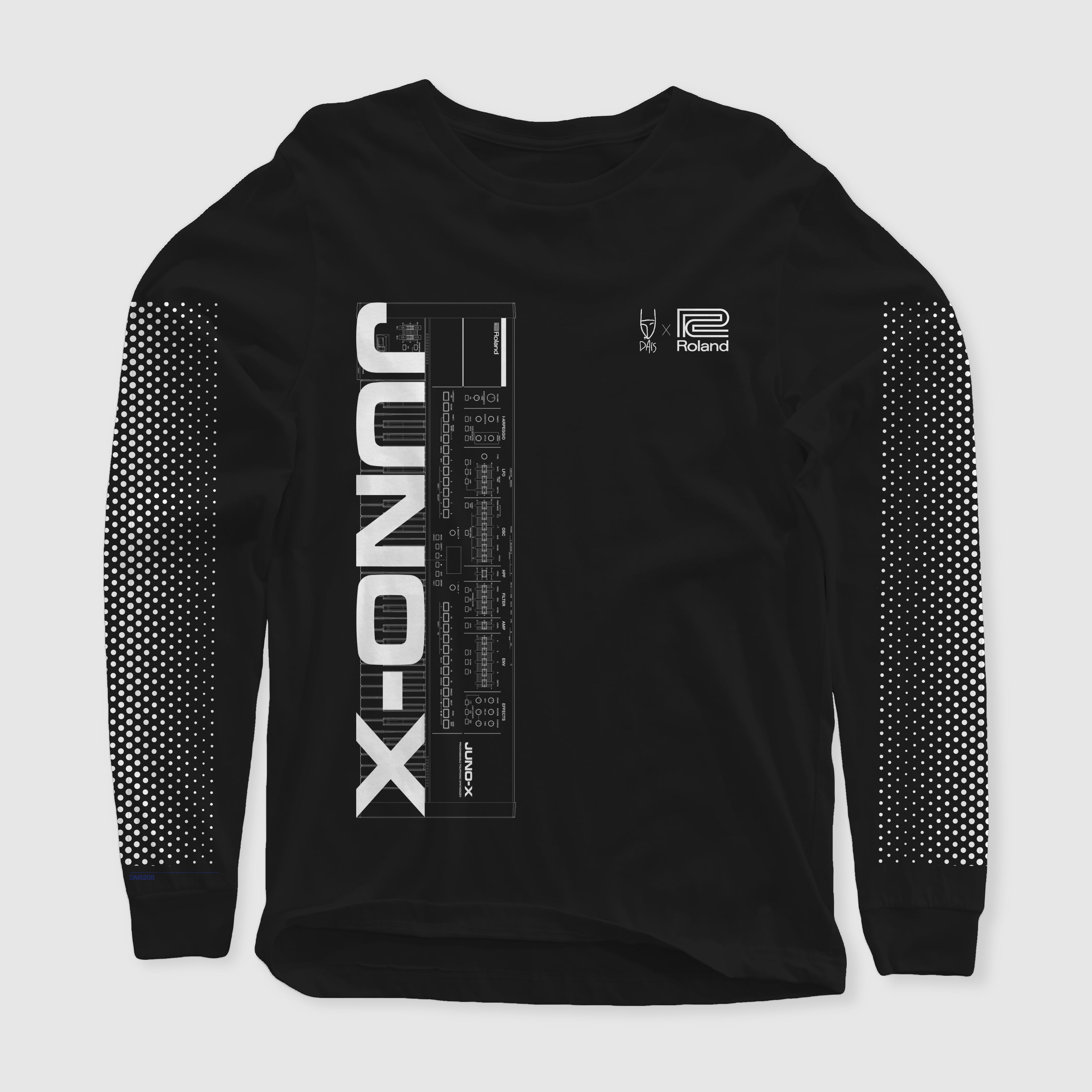 dais-x-roland-juno-x-manche-longue-noir-taille-l image 6