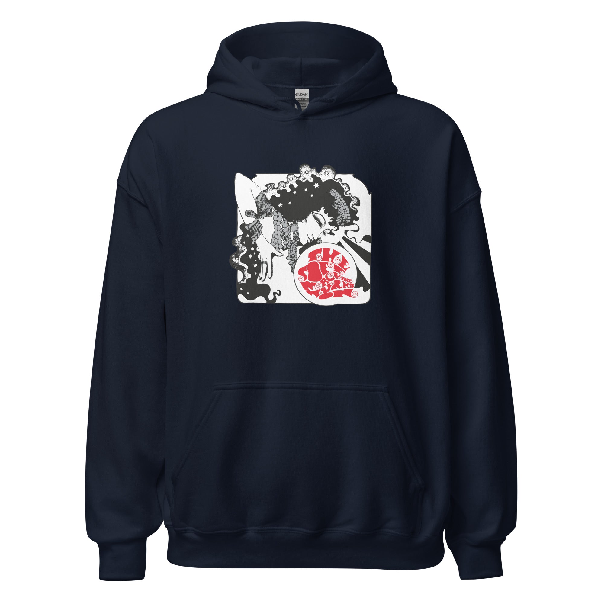 charly-records-soft-machine-sweat-capuche-noir-coton image 5