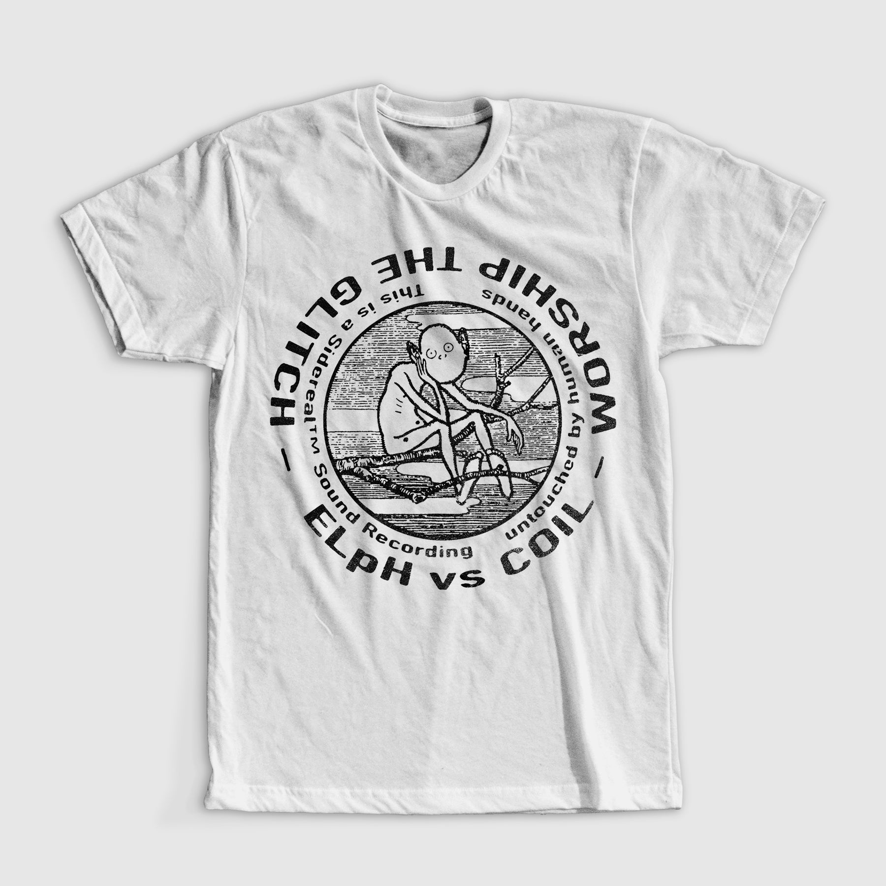dais-coil-worship-the-glitch-t-shirt-blanc-taille-l image 1