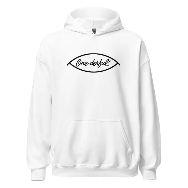 charly-hoodies-one-derful-sweat-capuche-unisexe-coton image 1