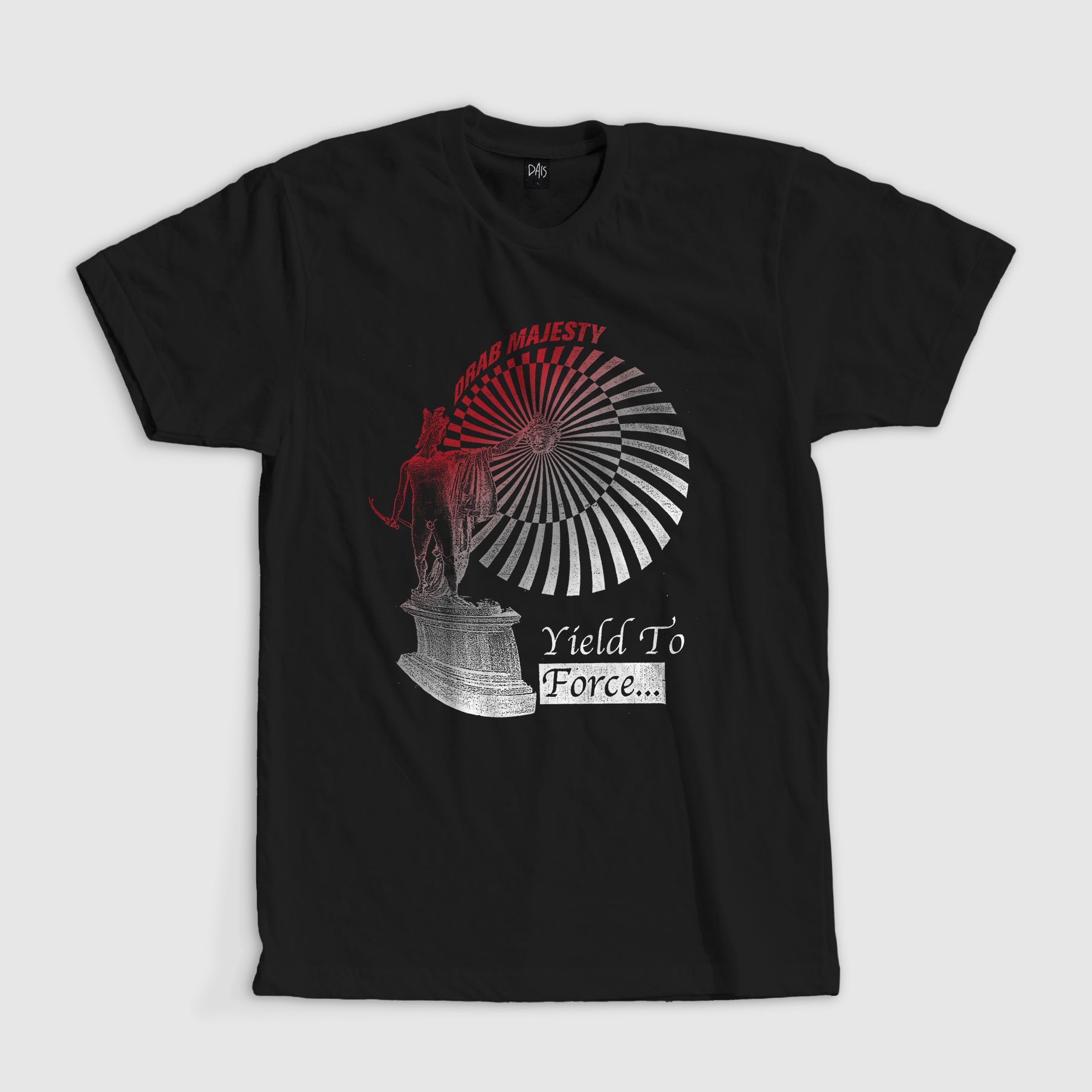 drab-majesty-yield-to-force-t-shirt-noir-taille-l image 1
