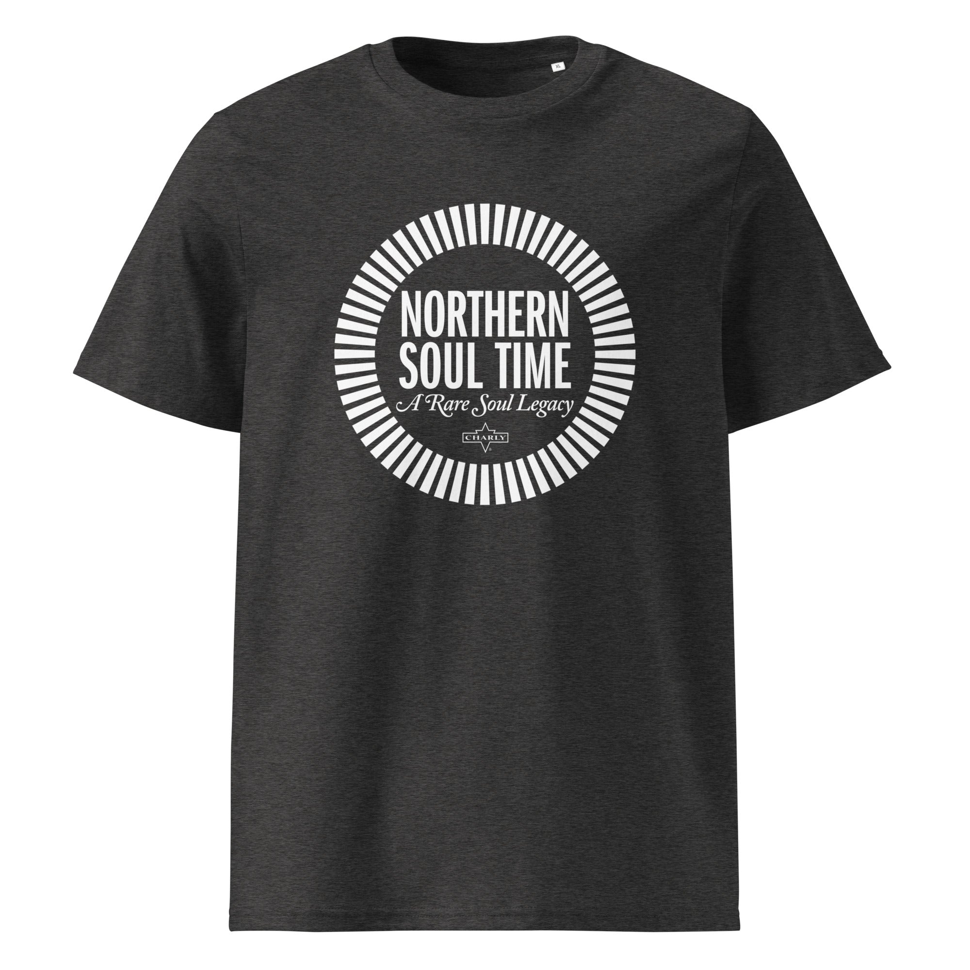charly-northern-soul-time-t-shirt-unisexe-noir-coton-bio image 5