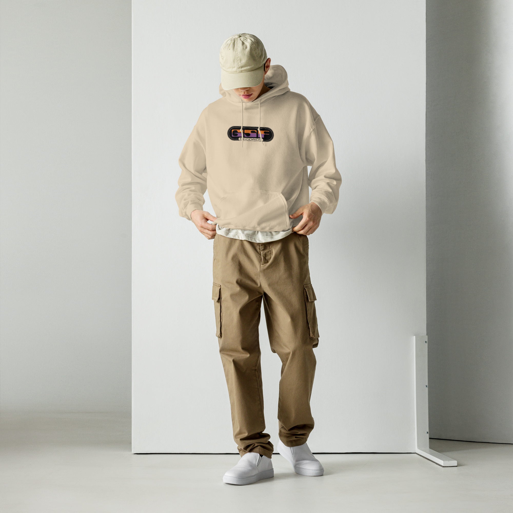 charly-records-gsf-records-sweat-hoodie-sable-coton image 2