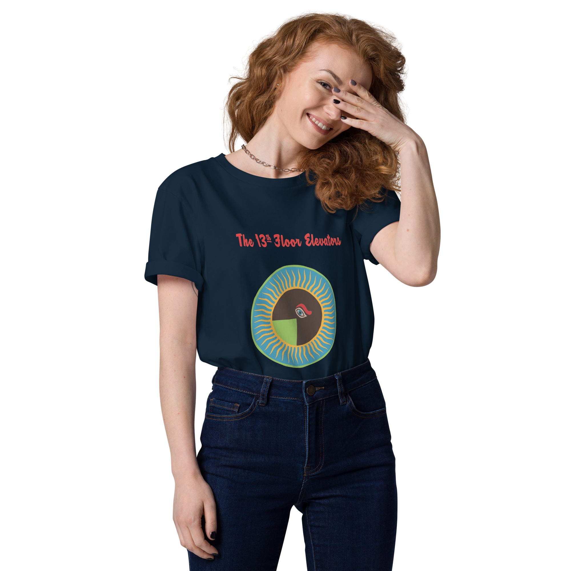 13th-floor-elevators-t-shirt-noir-coton-bio-unisexe image 5