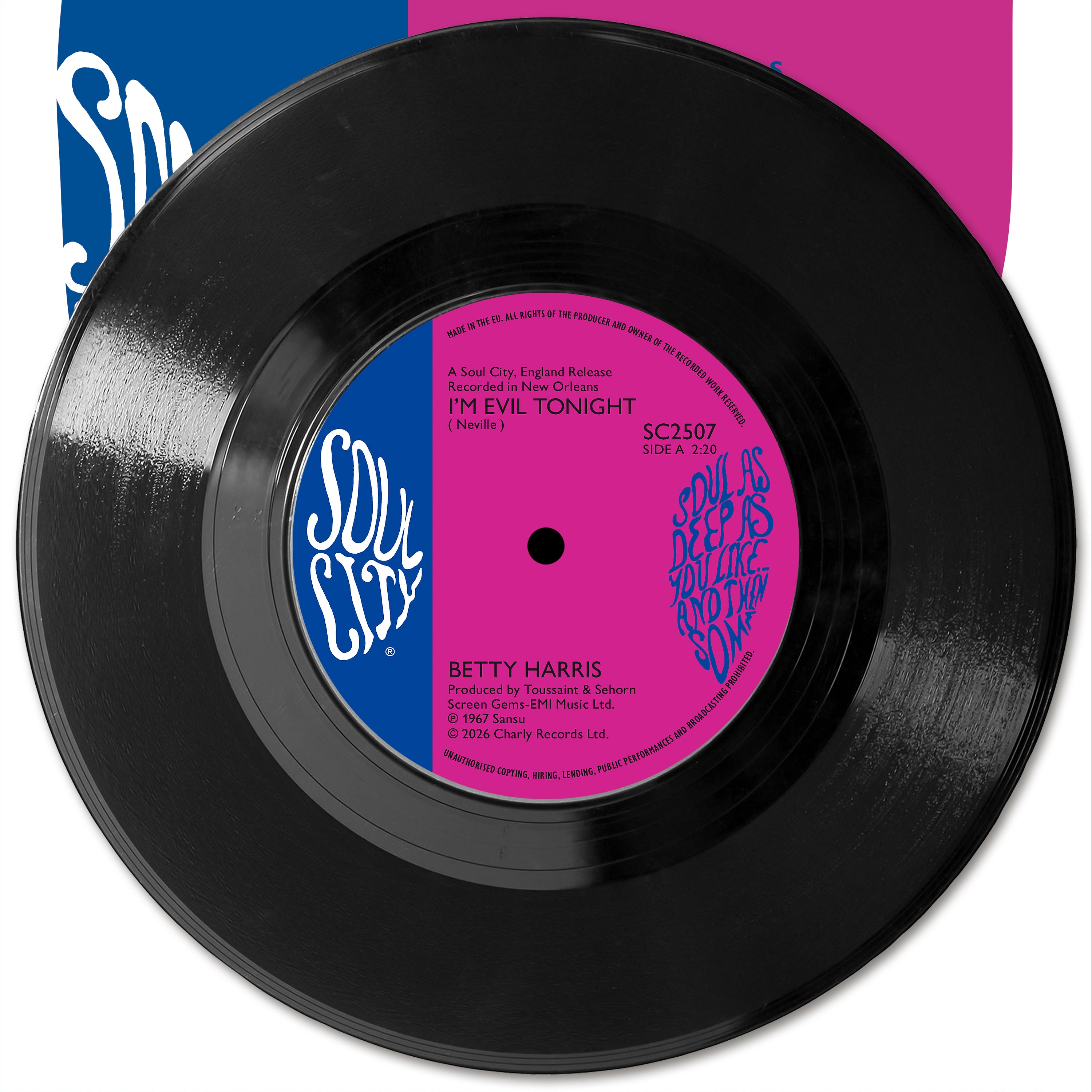charly-records-i-m-evil-tonight-show-it-vinyle-7-soul-betty-harris image 2