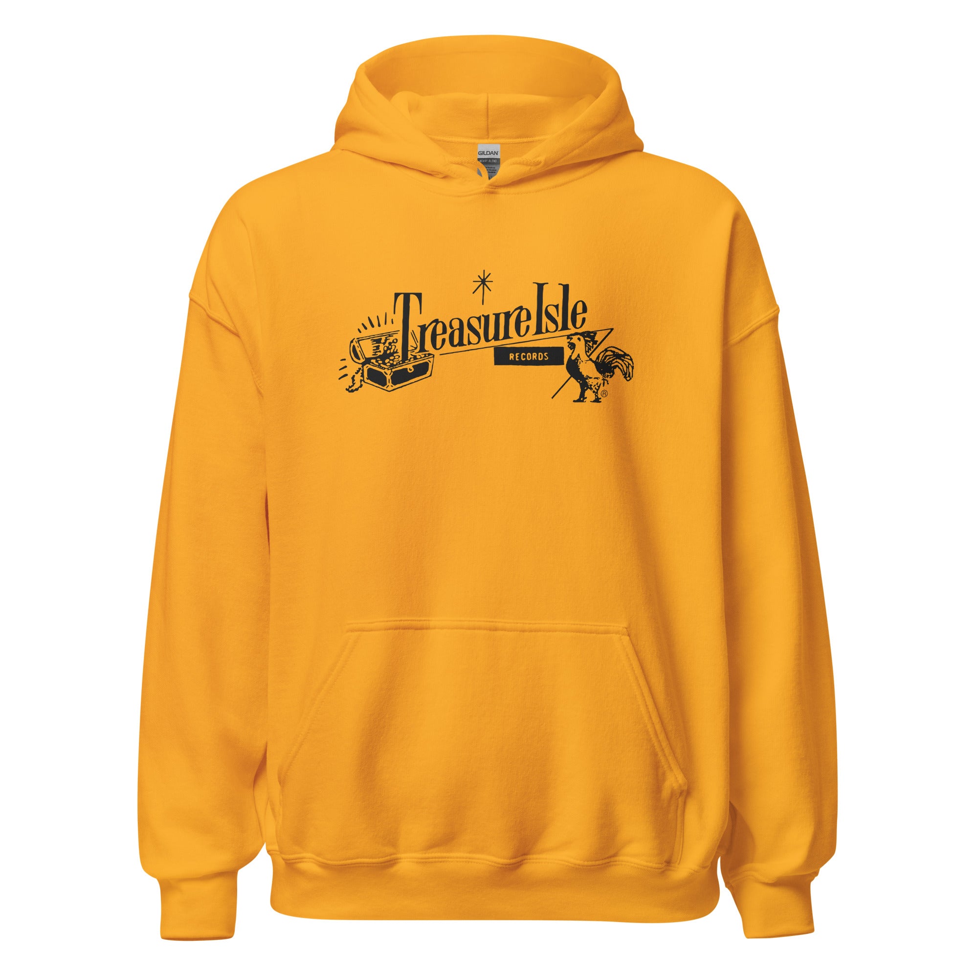 charly-records-treasure-isle-hoodie-sweat-capuche-coton-gold image 1