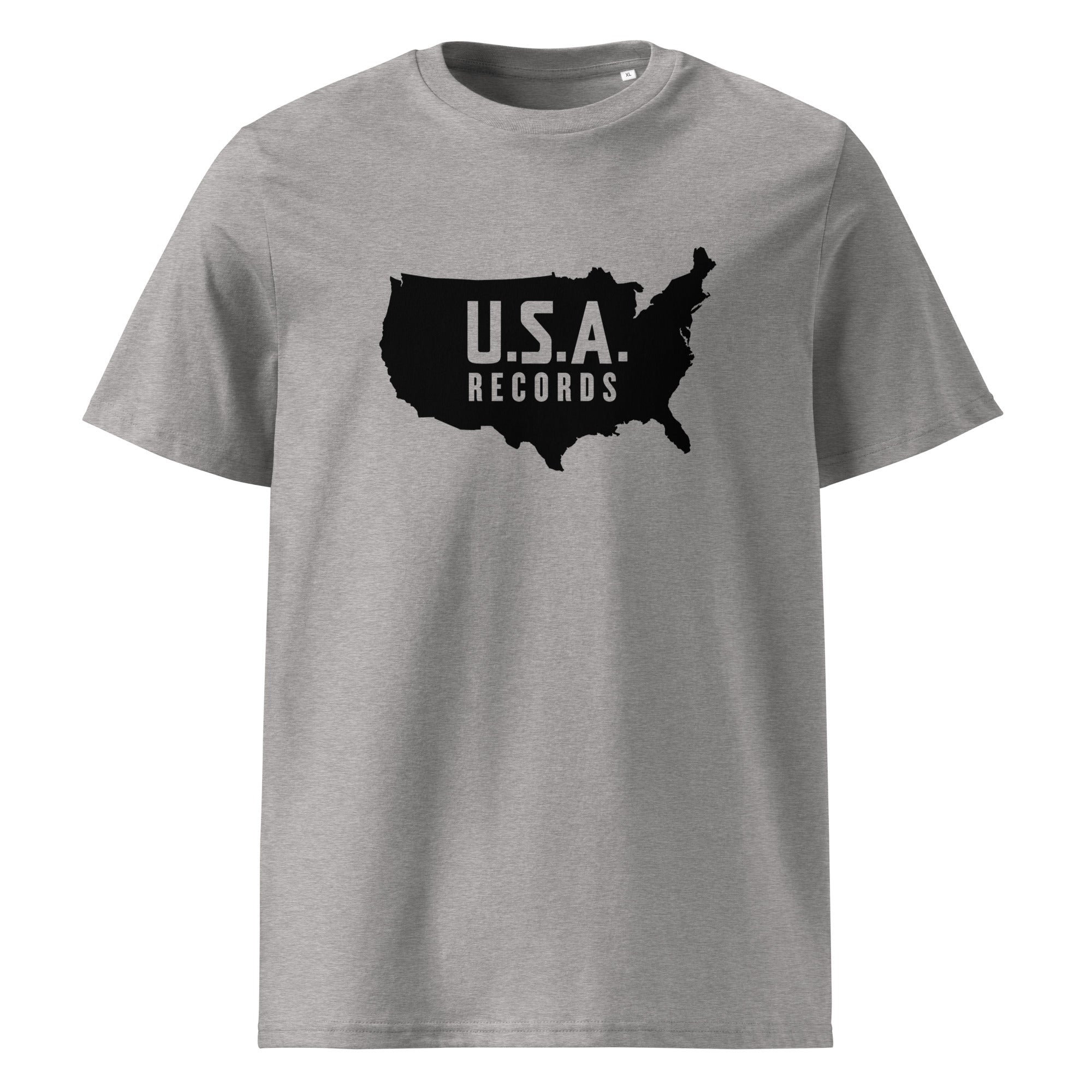 charly-u-s-a-records-t-shirt-coton-bio-kaki-taille-m-unisexe image 4