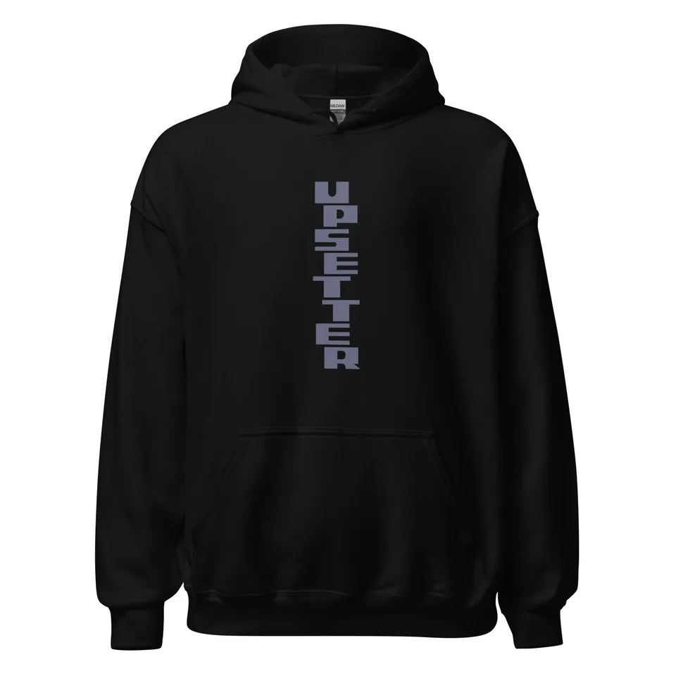 charly-records-upsetter-hoodie-unisexe-noir-coton image 1