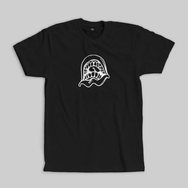 aaron-dilloway-lips-logo-t-shirt-noir-no-skill-comedy image 1