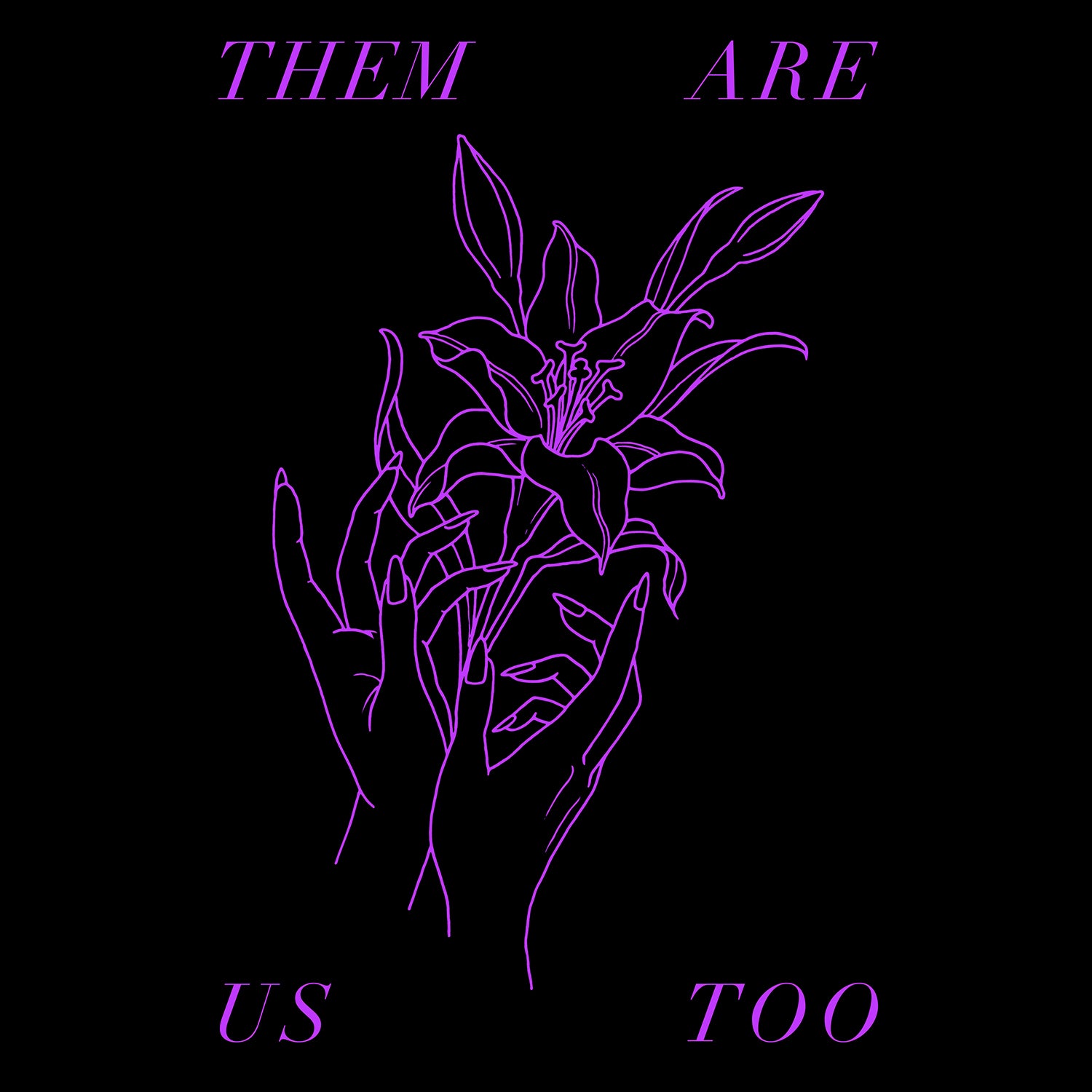 dais-records-them-are-us-too-amends-t-shirt-noir-violet image 2