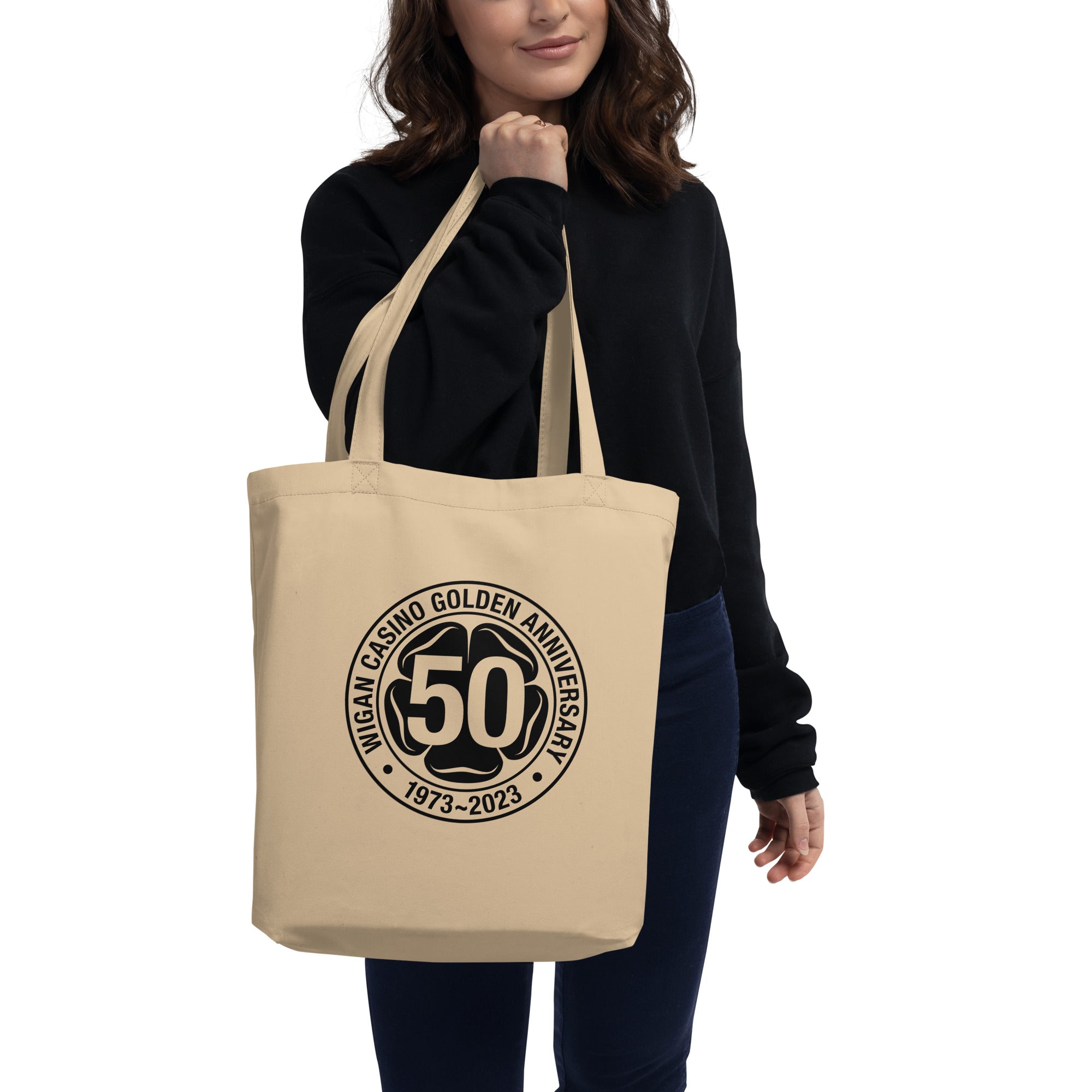 charly-records-wigan-casino-50-tote-bag-coton-bio image 2