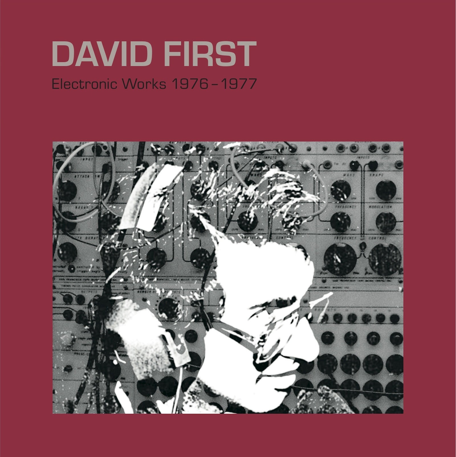 david-first-electronic-works-1976-1977-vinyle-noir-lp image 1