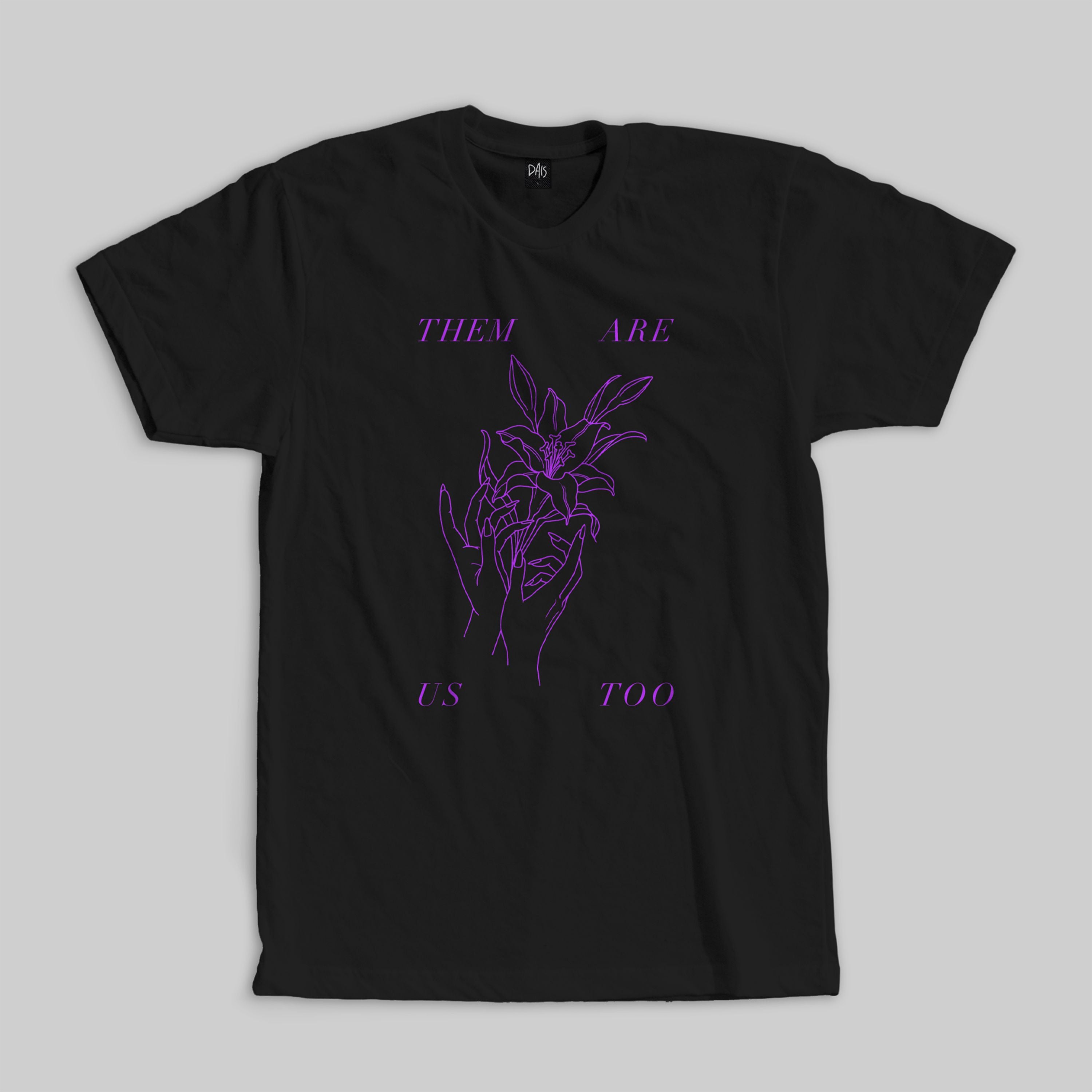 dais-records-them-are-us-too-amends-t-shirt-noir-violet image 1