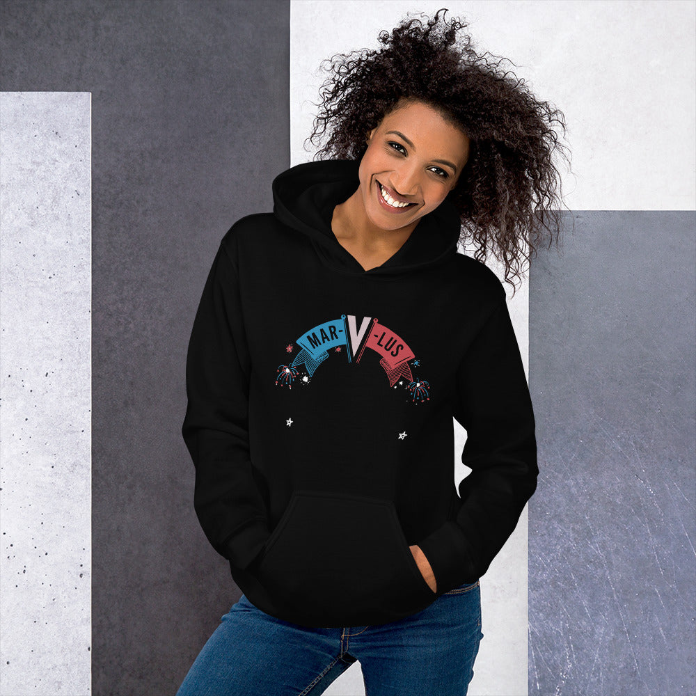 charly-records-mar-v-lus-hoodie-sweat-capuche-noir-coton image 3